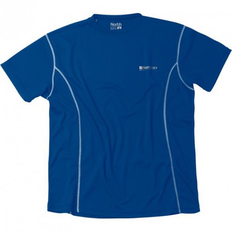 Tee-shirt AERO TECH bleu grande taille homme by Allsize