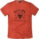 Tee-shirt TERRACOTA orange sérigraphié grande taille homme by Allsize