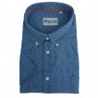 Chemisette  GABRIEL bleu stone grande taille homme by GCM