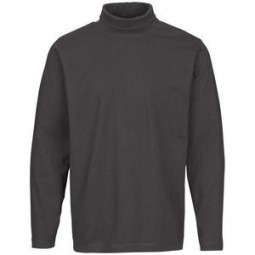 Sous Pull col roulé ALEX gris anthracite grande taille homme by Breidhof