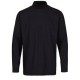 Sous Pull col cheminée JULIEN  noir grande taille homme by Breidhof
