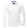 Chemise CASUAL blanc manches longues grande taille homme by Casa Moda