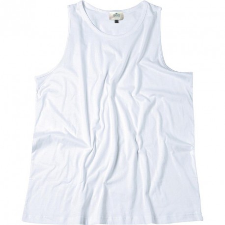 Maillot de Corps débardeur coton GREYES blanc grande taille homme by Allsize