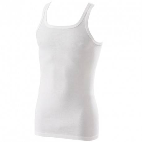 Maillot de corps débardeur coton ROYALE blanc grande taille homme by ADAMO