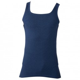 Maillot de corps débardeur coton/polyester bleu JEANS grande taille homme by ADAMO