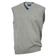 Débardeur ANDREA grège grande taille homme en jersey by Casa Moda