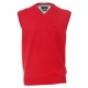 Débardeur ANDREA rouge grande taille homme en jersey by Casa Moda