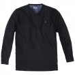 Pull GREYES noir grande taille homme en jersey by Allsize
