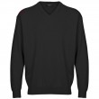 Pull GREGOR noir grande taille homme laine mérinos et acrylique by Breidhof