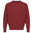 Pull AYMERIC rouge grenat grande taille homme laine mérinos et acrylique by Breidhof
