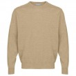 Pull AYMERIC grège grande taille homme laine mérinos et acrylique by Breidhof