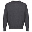 Pull AYMERIC gris anthracite grande taille homme laine mérinos et acrylique by Breidhof