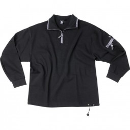 Sweatshirt OTTOMAN noir grande taille homme by Allsize