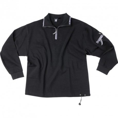 Sweatshirt OTTOMAN noir grande taille homme by Allsize