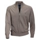Gilet zippé LUCAS grège grande taille homme by Casa Moda