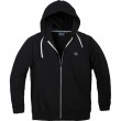 Veste zippée capuche noir MANHATTAN grande taille homme by Allsize