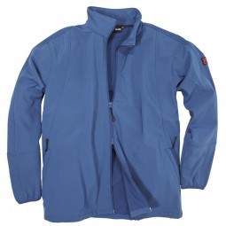 Veste softshell AROSA bleu pétrol grande taille homme by Marc & Mark