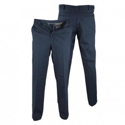 Chino ajustable en toile BRUNO navy grande taille homme by Duke