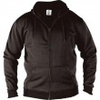 Veste zippée CANTOR noir à capuche grande taille homme by Duke