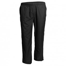 Pantalon de jogging VINCENT noir en polyester grande taille homme by Ahorn
