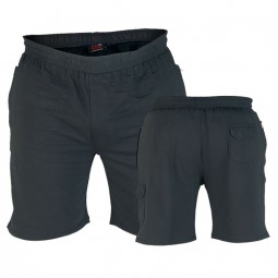 Short JOHN noir grande taille homme by Duke