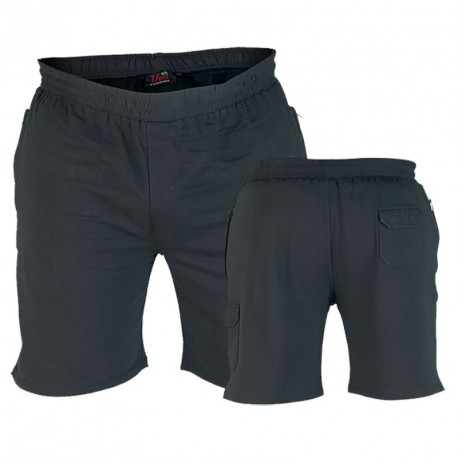 Short JOHN noir grande taille homme by Duke
