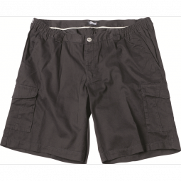 Bermuda GREYS uni noir grande taille homme by Allsize