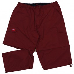 Bermuda CARGO bordeaux très grande taille homme by Abraxas