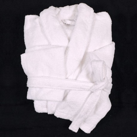 Peignoir MICKAEL blanc très grande taille homme by Abraxas