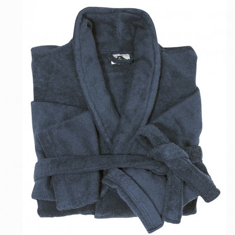 Peignoir MICKAEL bleu très grande taille homme by Abraxas