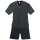 Ensemble Pyjashort GUSTAV marine grande taille homme by Adamo