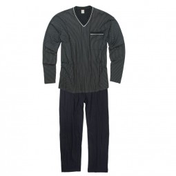 Ensemble Pyjama GUSTAV marine grande taille homme by Adamo