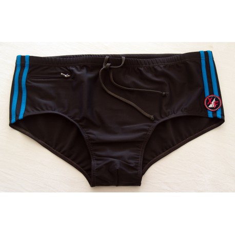 Maillot de bain noir grande taille homme by Maxfort