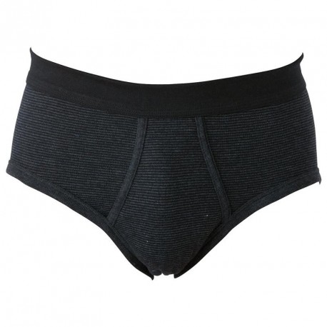 Slip coton JEANS noir grande taille homme by ADAMO