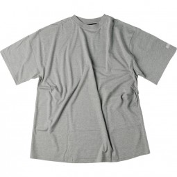 Tee-shirt uni gris coton grande taille homme de marque Allsize