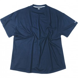 Tee-shirt uni marine coton grande taille homme de marque Allsize