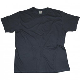 Tee-shirt uni noir coton grande taille homme de marque Allsize