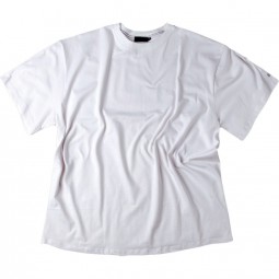Tee-shirt uni blanc coton grande taille homme de marque Allsize