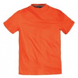 Tee-shirt uni orange coton grande taille homme de marque Allsize