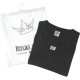 Pack 2 Tee-shirts noir coton grande taille homme by Allsize