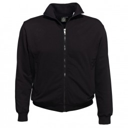 Veste zippée CLEMENT noir grande taille homme by Ahorn